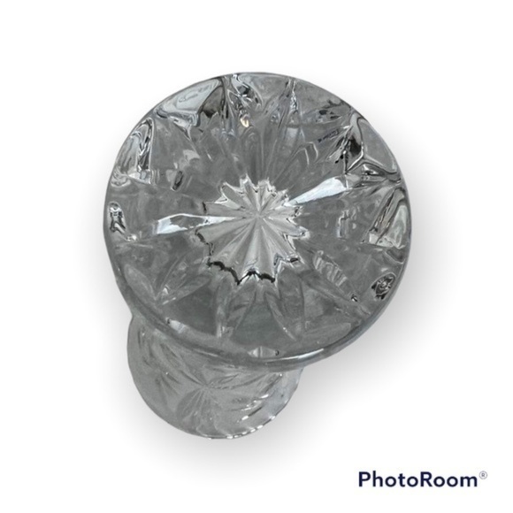 Lenox Crystal Bud Vase Pinwheel Cut Design - Picture 16 of 16